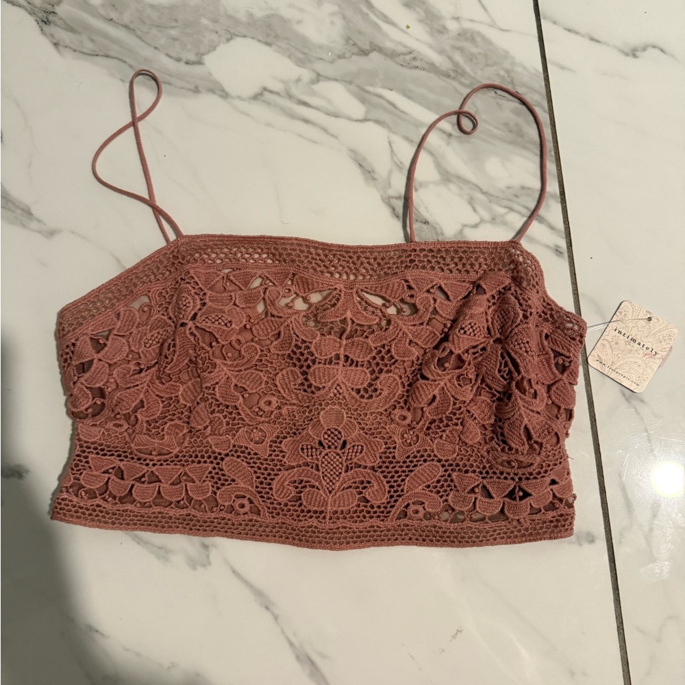 Lace bralette free people NWT size large